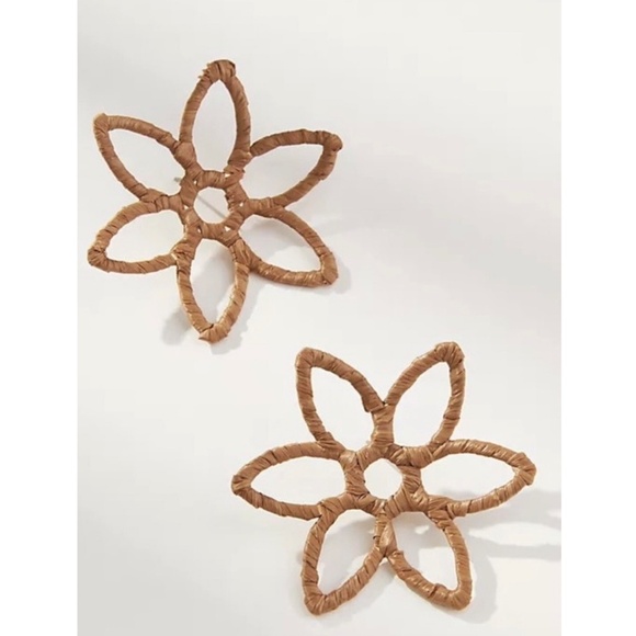 Open Flower Earrings | Anthropologie - Picture 3 of 3
